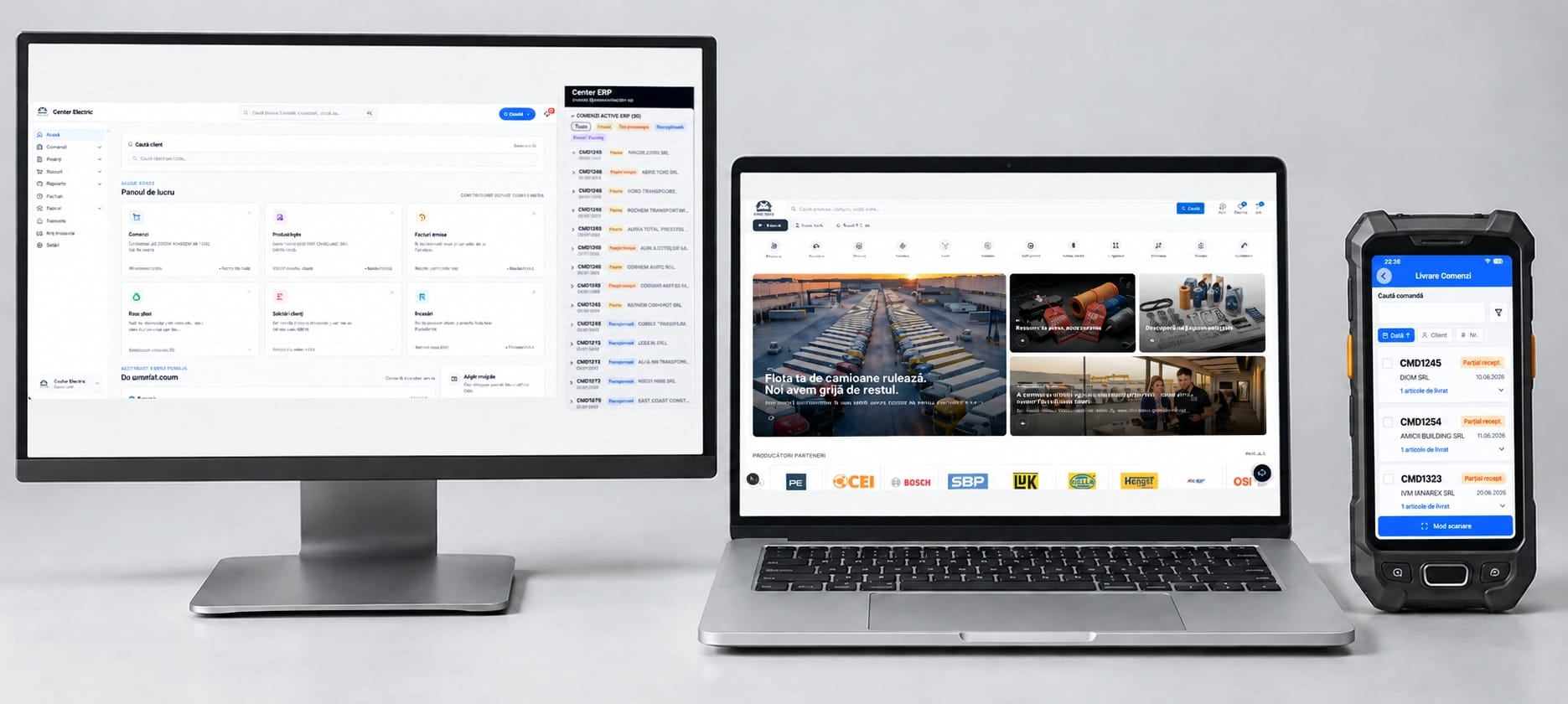 Magazinul și sistemele Center Electric conectate de Webmate