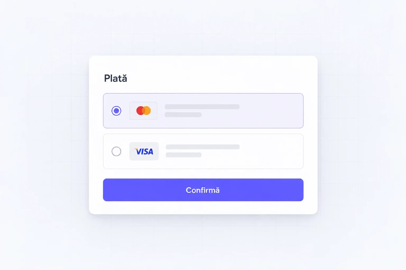 Finalizarea comenzii într-un magazin online, cu plată și livrare, ilustrație Webmate