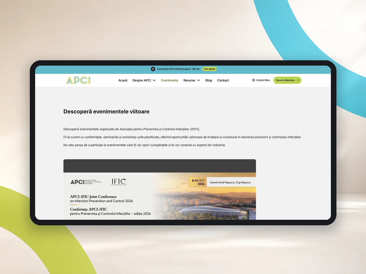 APCI, experiență digitală