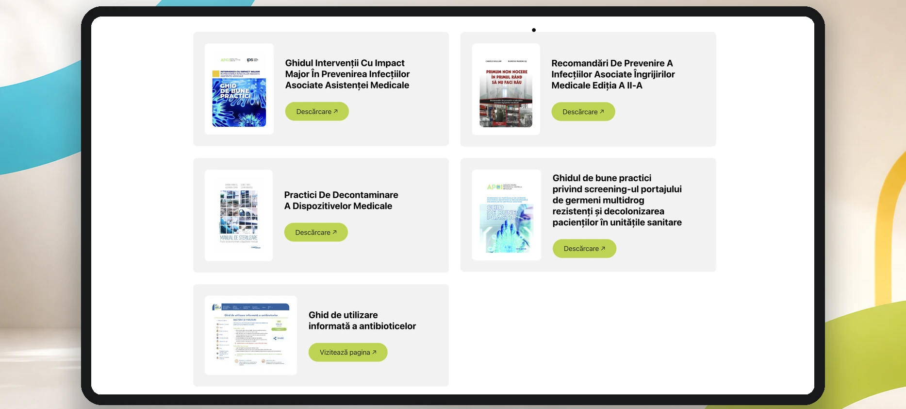 Bibliotecă de resurse organizată