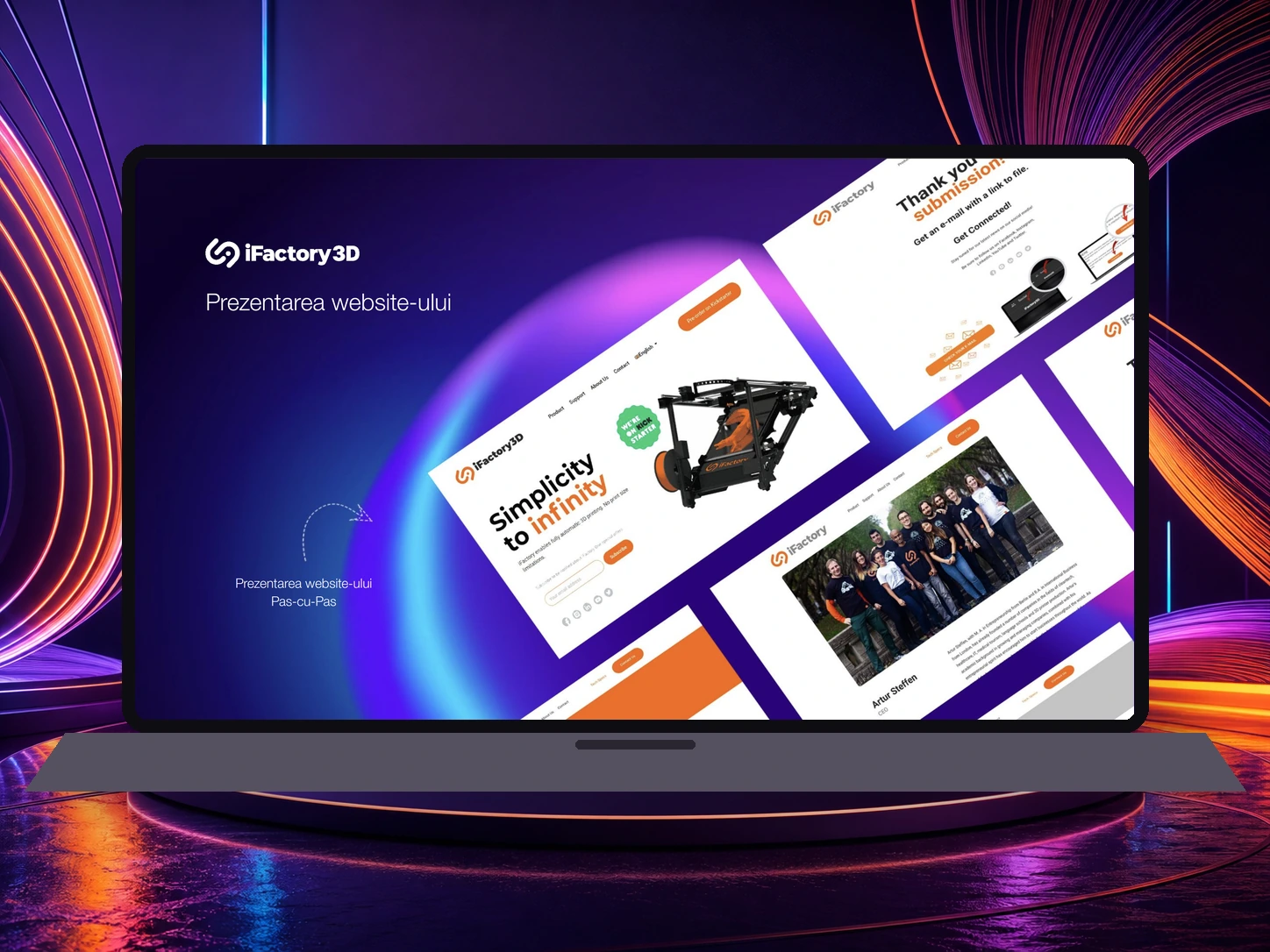 Design UI/UX și dezvoltare web