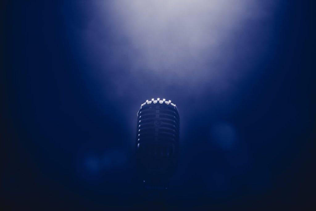 Photo Podcast microphone